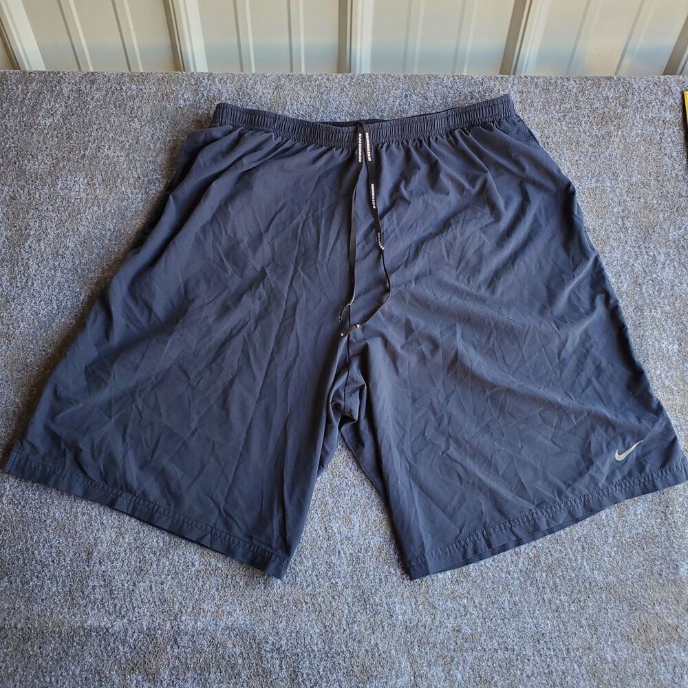 Nike Dri-Fit Challenger Shorts Men’s XL Black Lined Running Training Athletic